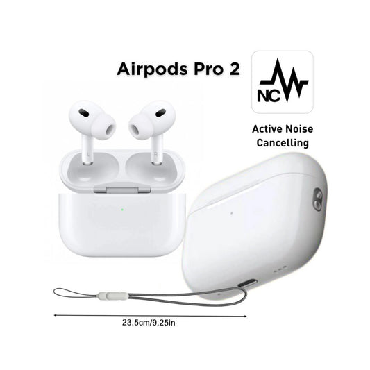 Airpods pro 2 with ANC (active noice cancellation) Bluetooth Wireless Earbuds 5.3 for Android and IOS