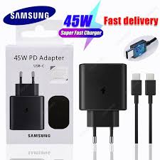 Original Samsung 45W Super Fast Charger with Type-C